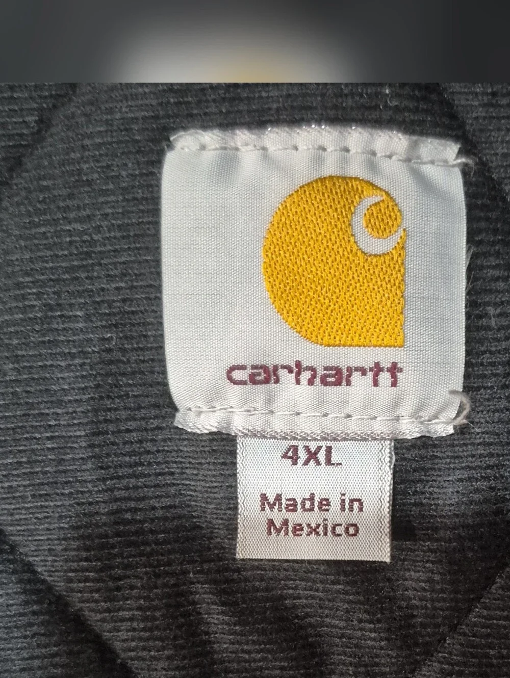 Carhartt J130 Men’s Brown Hooded Duck Quilted Active Workwear Jacket 4XL
